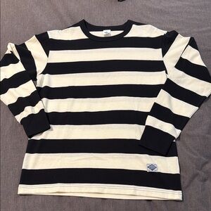 Men’s Black & White Striped Shirt